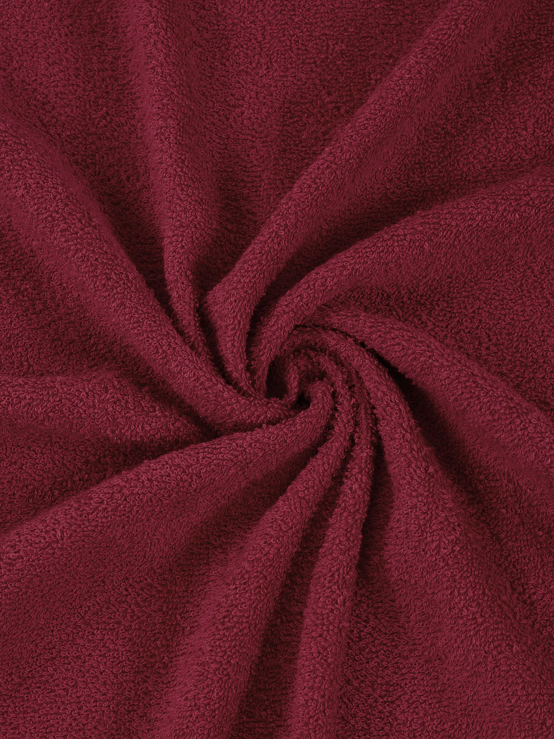 Essential Red 100% Cotton Solid 340 GSM Bath Towel Soho Small 1 Pc Pvc Pack - Image 7
