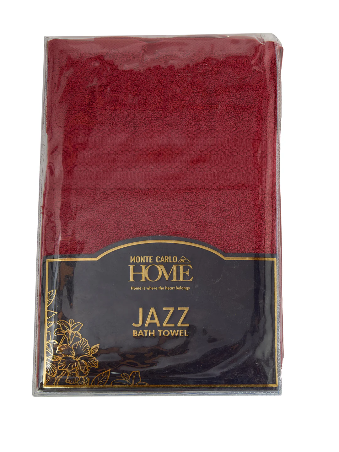 Essential Red 100% Cotton Solid 380 GSM Bath Towel Jazz Small 1 Pc Pvc Pack - Image 9