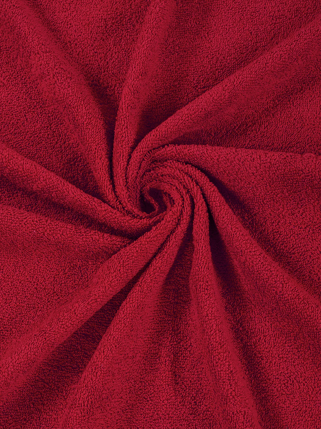 Essential Rose Red 100% Cotton Solid 380 GSM Bath Towel Jazz Small 1 Pc Pvc Pack - Image 7