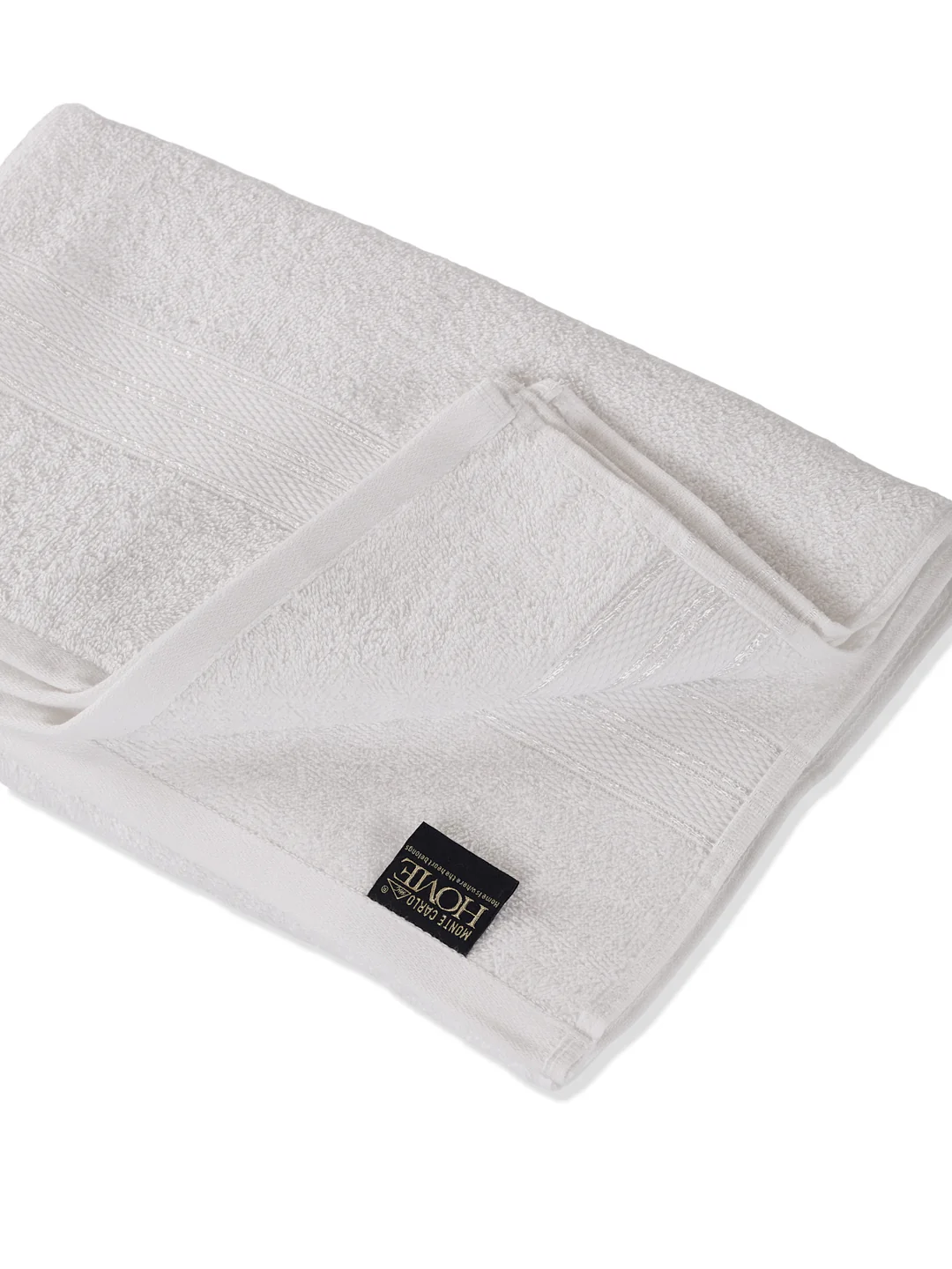 Essential White 100% Cotton Solid 400 GSM Bath Towel Jasper 1 Pc Pvc Pack - Image 5