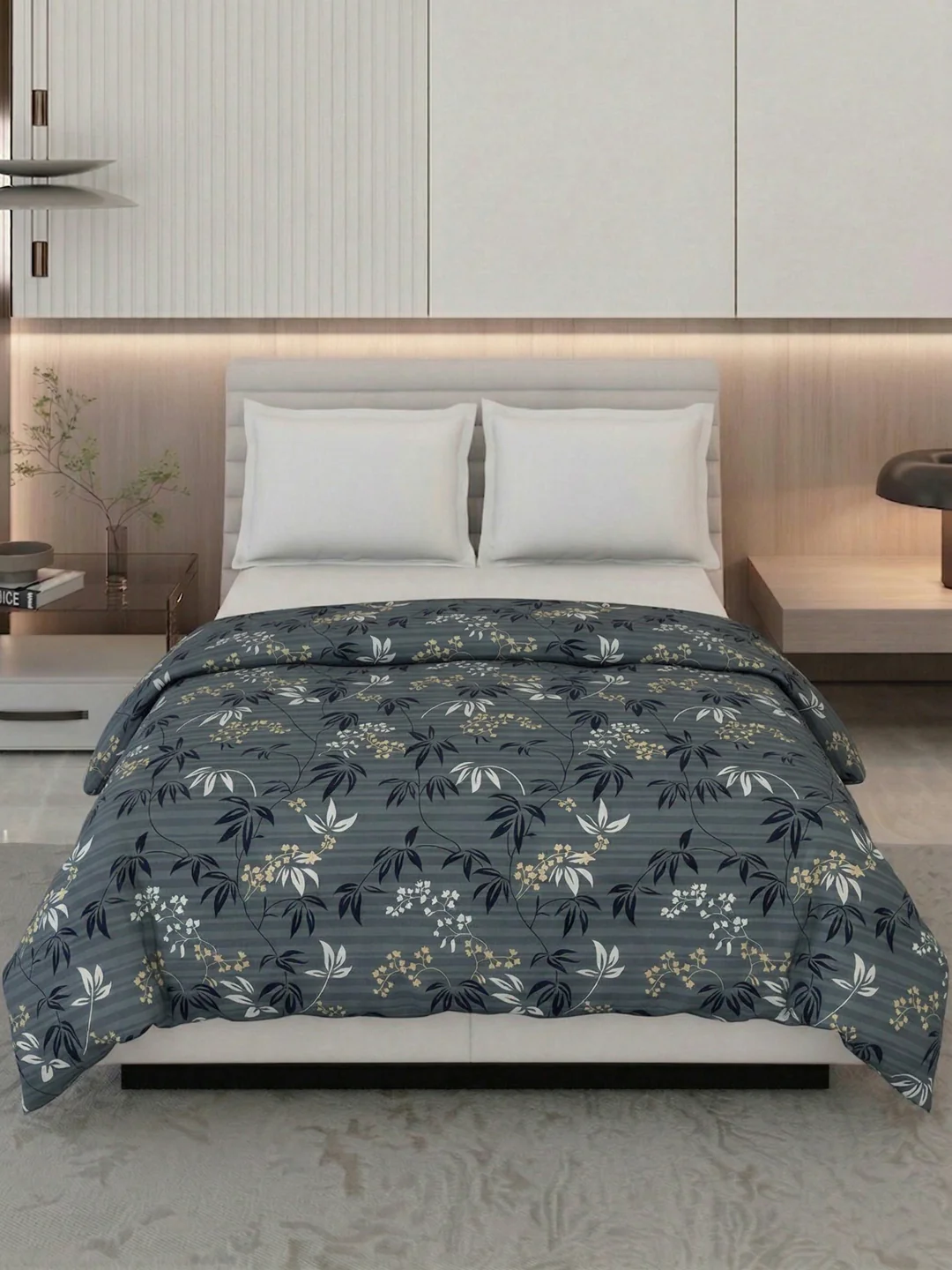 Floral Print Double Bed 3 Ply 105 GSM Comforter Timeless Collection Weight 1.6 kg - Image 3