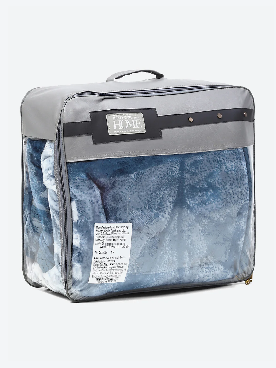 Floral Print Double Bed 947 GSM Blanket for Heavy Winter -2 Ply (Weight 5 kg) - Image 8