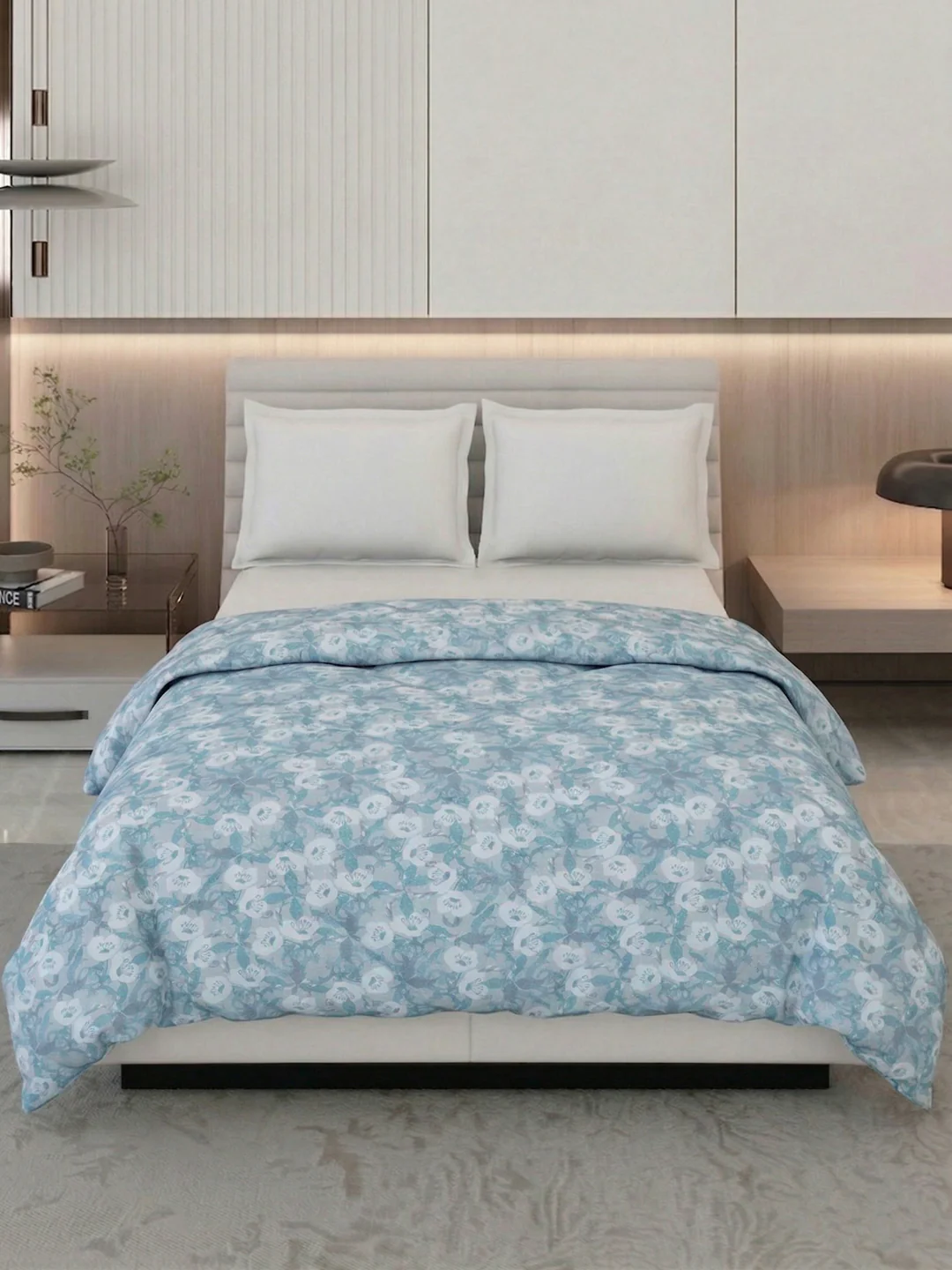 Floral Print King Size 3 Ply 150 GSM Comforter Prestige Collection Weight 2.5 kg - Image 3