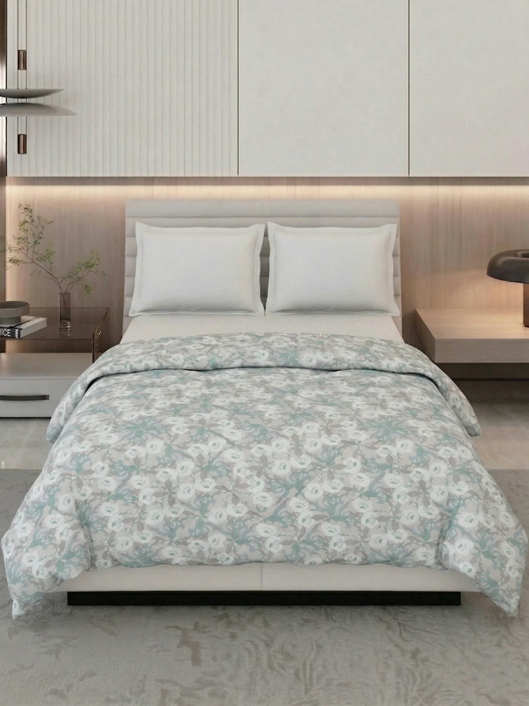 Floral Print King Size 3 Ply 150 GSM Comforter Prestige Collection Weight 2.5 kg - Image 4