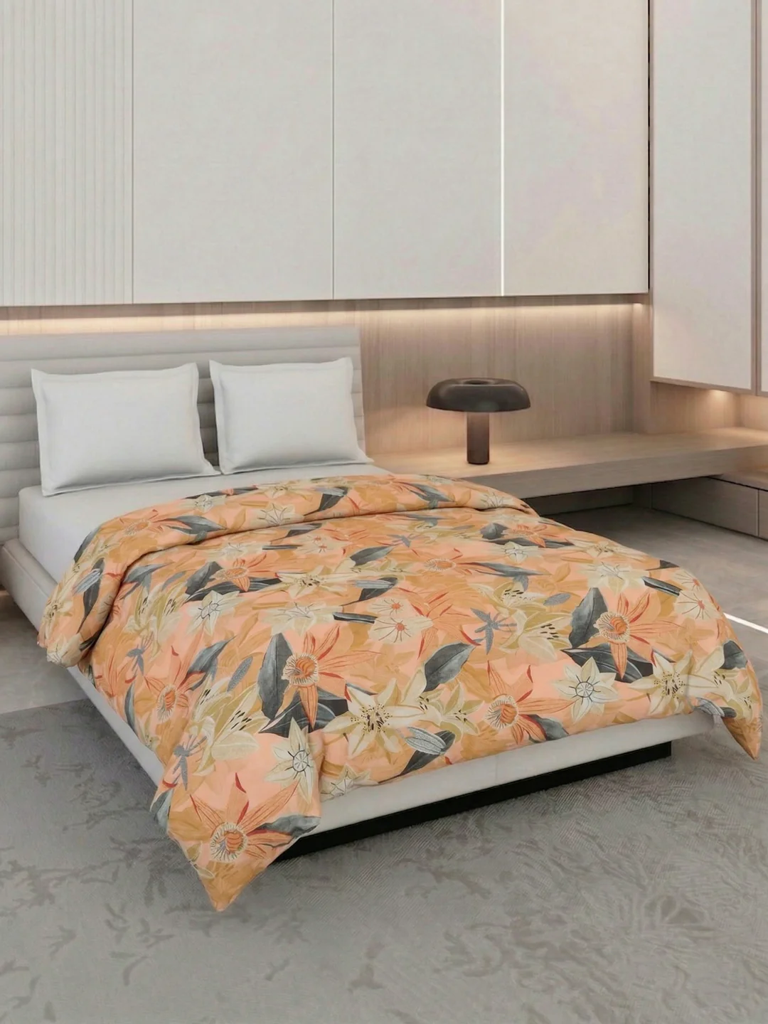 Floral Print King Size 3 Ply 150 GSM Comforter Prestige Collection Weight 2.5 kg - Image 2
