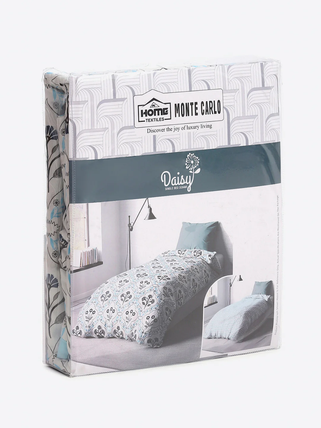 Floral Print Single Bed 150 GSM Dohar for Mild Winter - (Daisy) - Image 10
