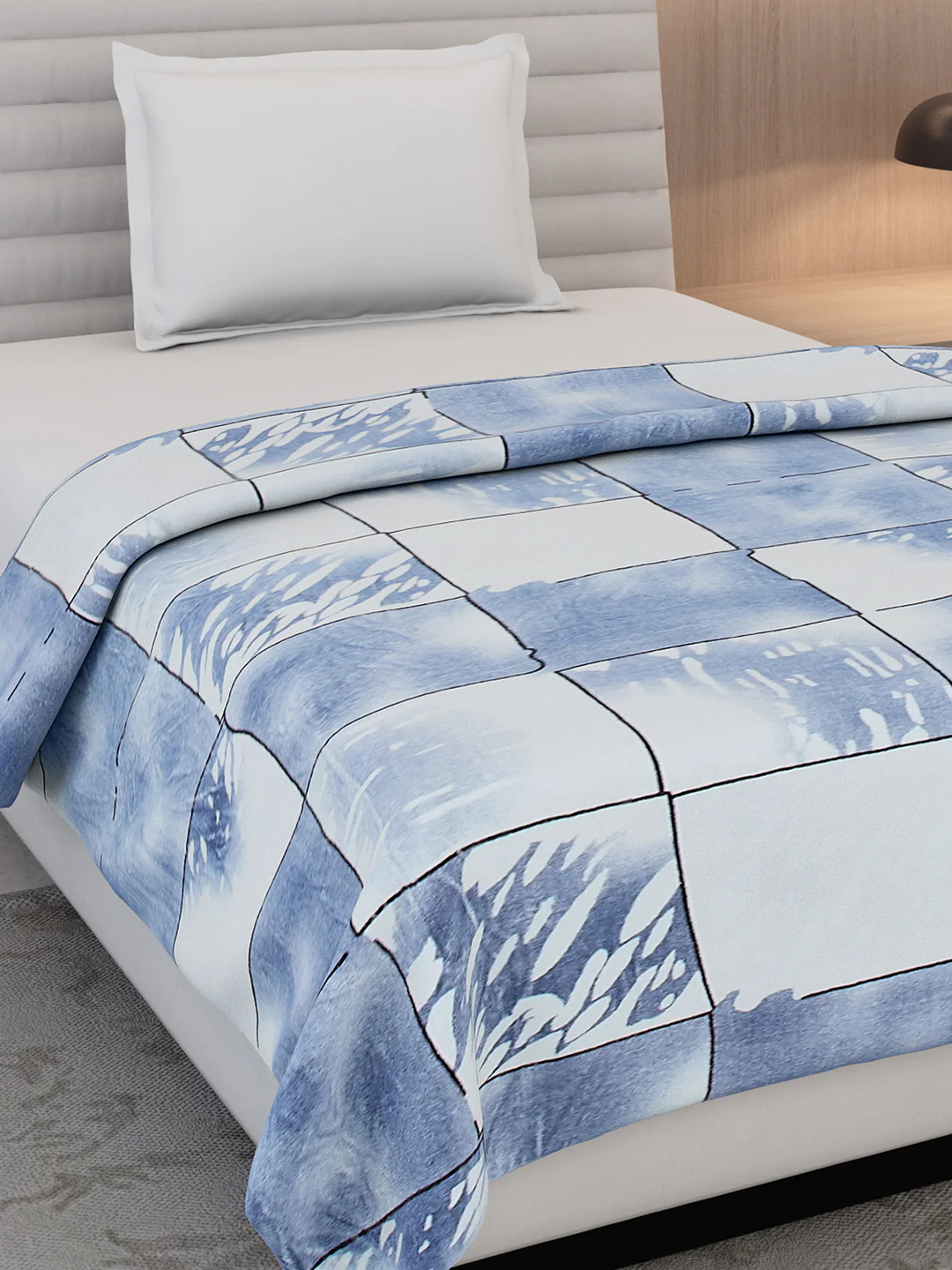 Floral Print Single Bed 210 GSM Blanket for AC Room - (Grace) - Image 4