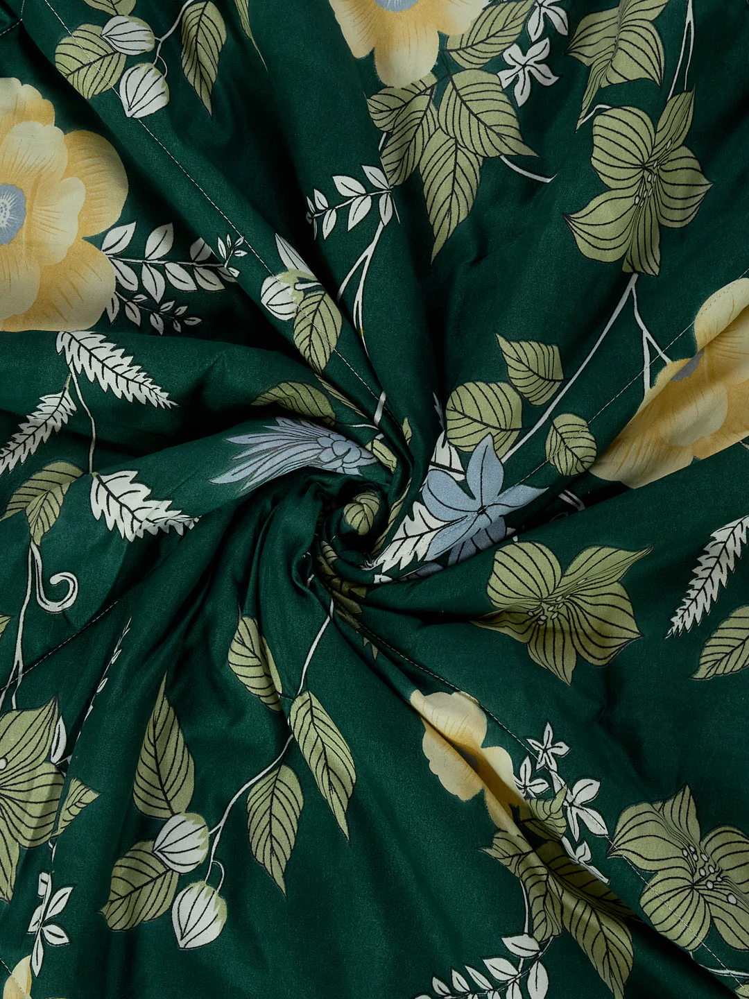 Floral Print Single Bed 3 Ply 105 GSM Comforter Timeless Collection Weight 950 g - Image 7