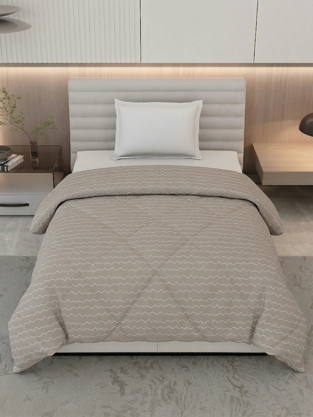 Floral Print Single Bed 3 Ply 105 GSM Comforter Timeless Collection Weight 950 g - Image 4