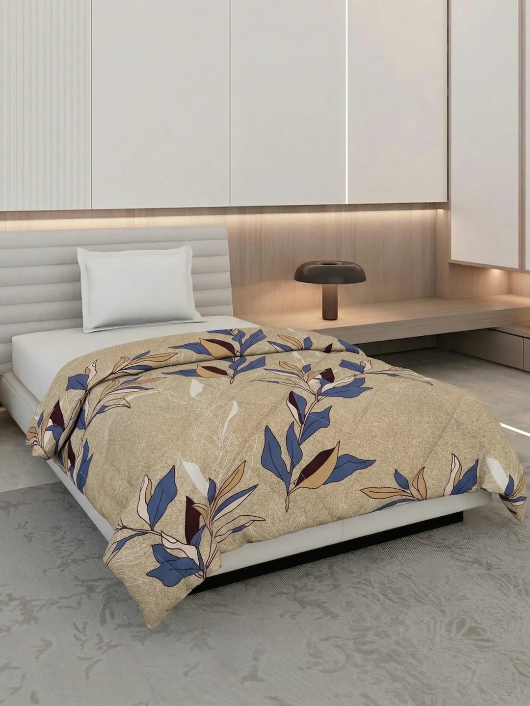 Floral Print Single Bed 3 Ply 105 GSM Comforter Timeless Collection Weight 950 g - Image 2