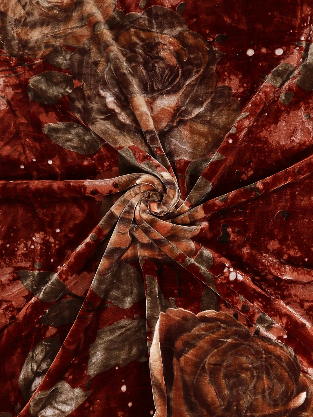 Floral Printed Double Bed 2 Ply, 947 GSM Blanket for Heavy Winter - (Bandhan) with Fragrance - Image 7