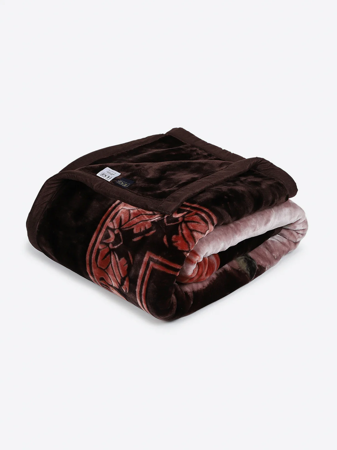 Floral Printed Double Bed 2 Ply, 947 GSM Blanket for Heavy Winter - (Bandhan) with Fragrance - Image 5