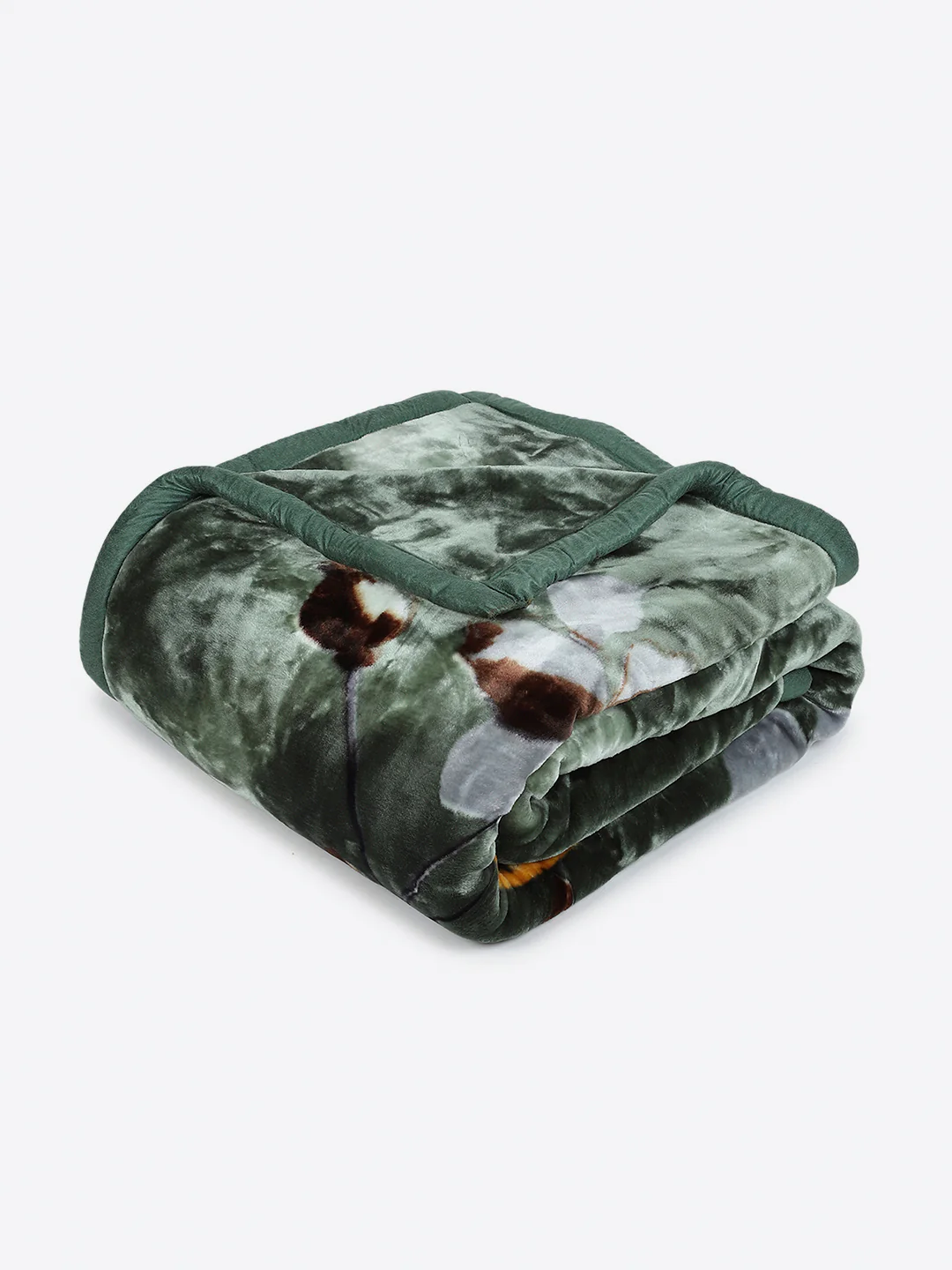 Floral Printed Double Bed 2 Ply, 947 GSM Blanket for Heavy Winter - (Bandhan) with Fragrance - Image 5