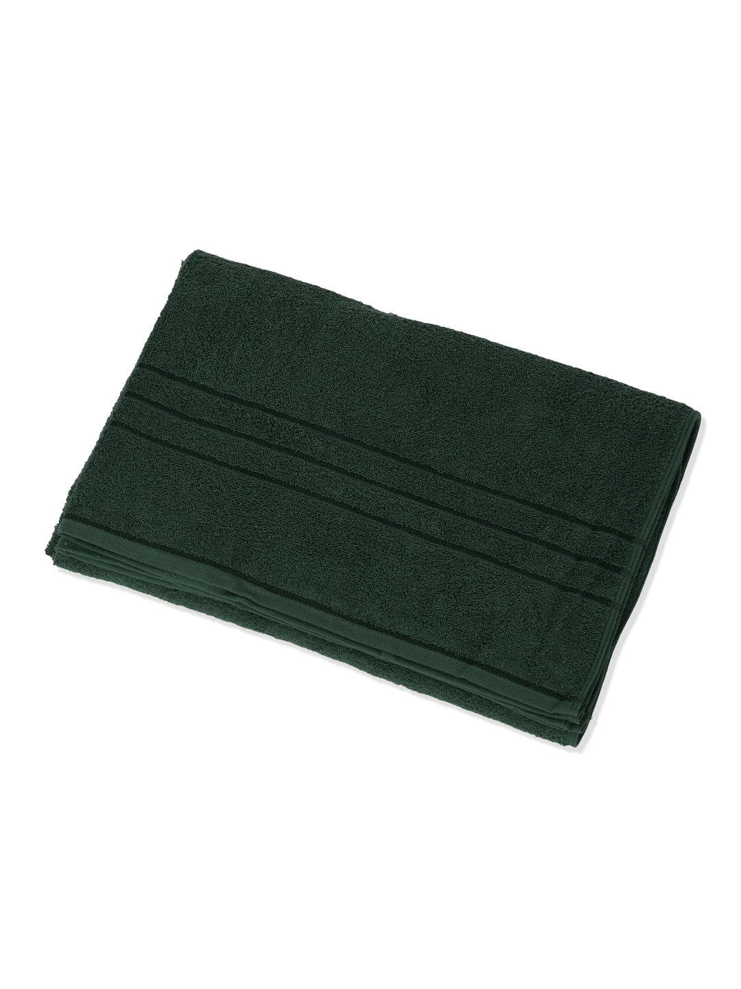 Forest Green Pure Cotton Solid 340 GSM Car Towel 1 Piece (Soho Collection) - Image 3