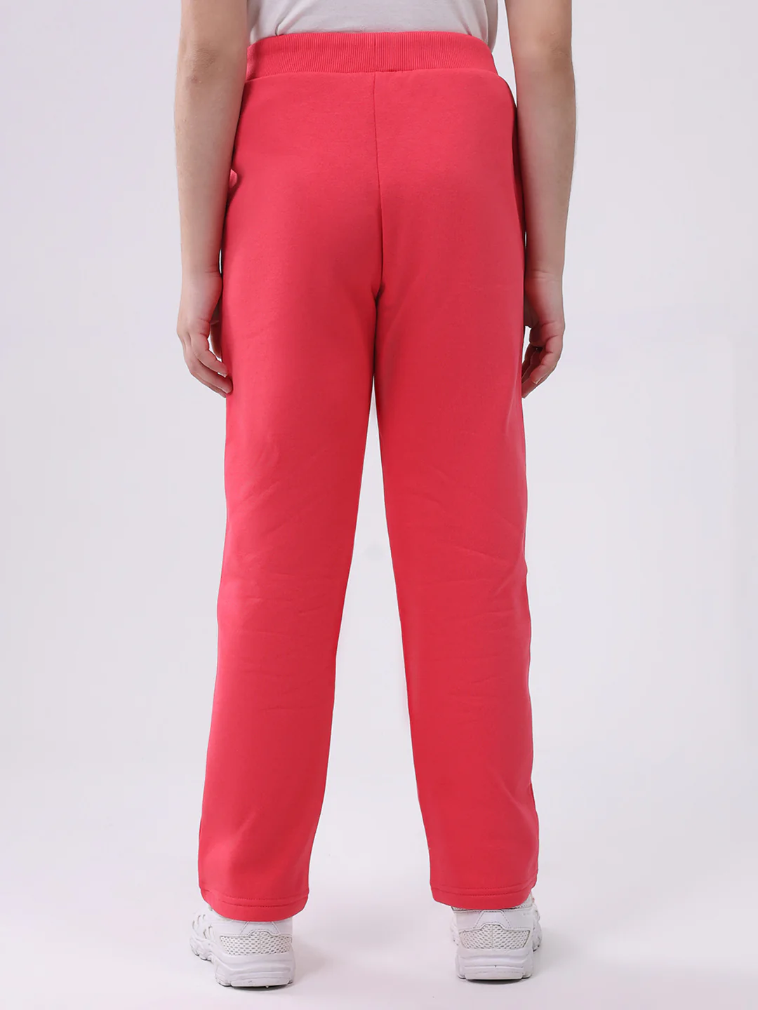 Girls Coral Solid Regular Fit Lower - Image 5
