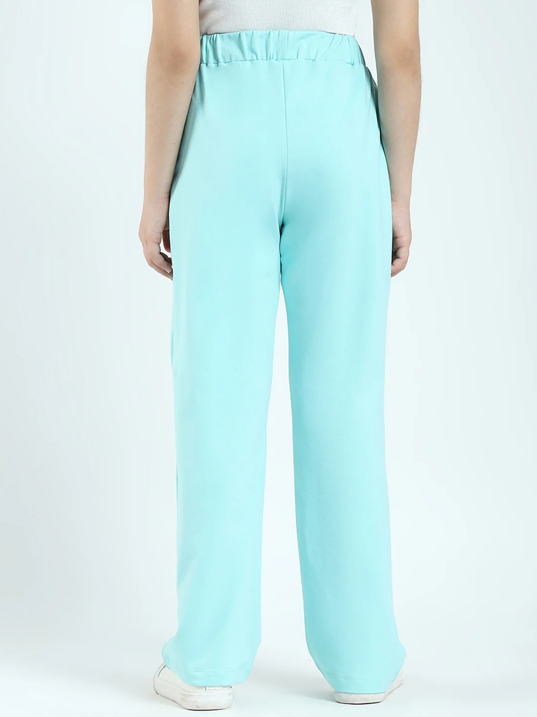 Girls Green Printed Regular Fit Lower - Image 5