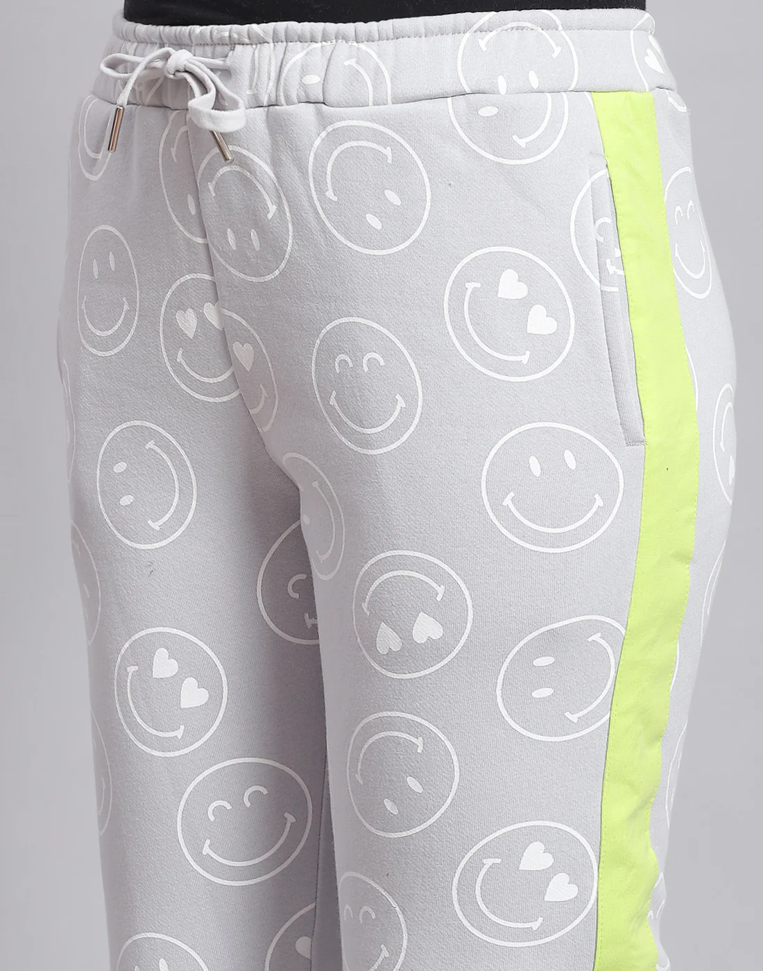 Girls Grey Printed Hooded Full Sleeve Cords Set - Image 8