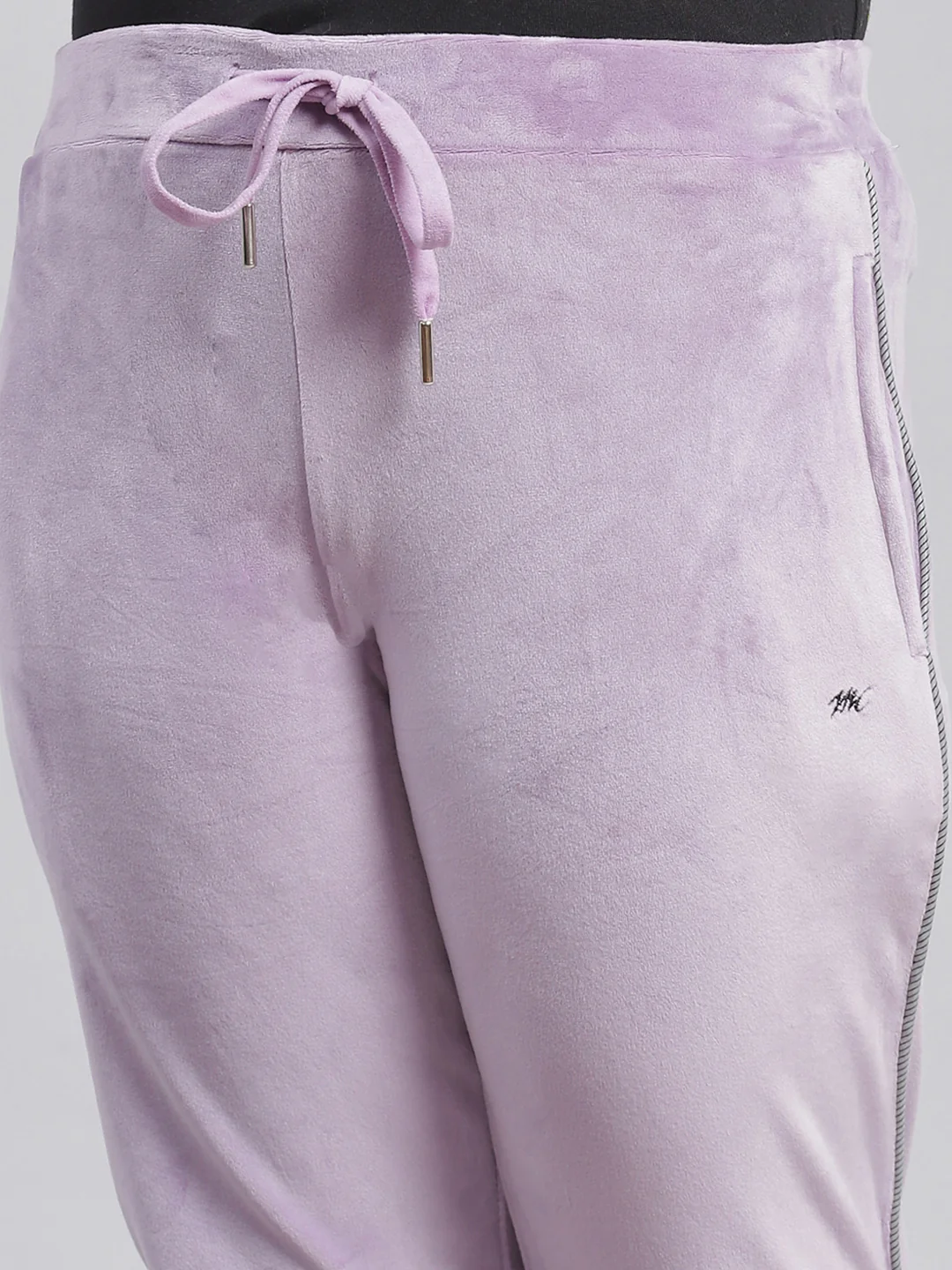 Girls Purple Solid Regular Fit Lowers - Image 6