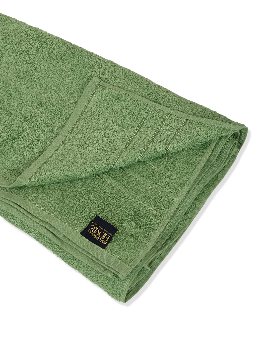 Green Pure Cotton Solid 340 GSM Car Towel 1 Piece (Soho Collection) - Image 4