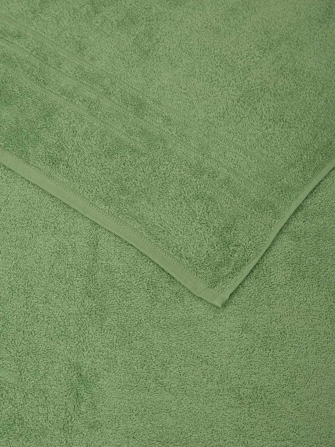 Green Pure Cotton Solid 340 GSM Car Towel 1 Piece (Soho Collection) - Image 5
