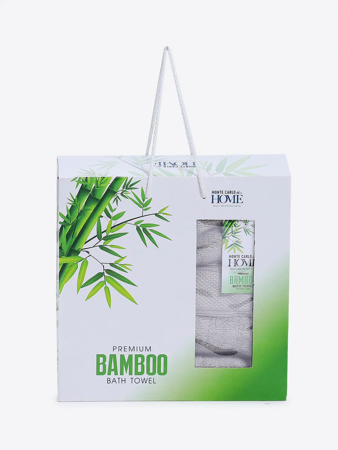 Grey Bamboo Solid 600 GSM Bath Towel (Bamboo) - Image 5