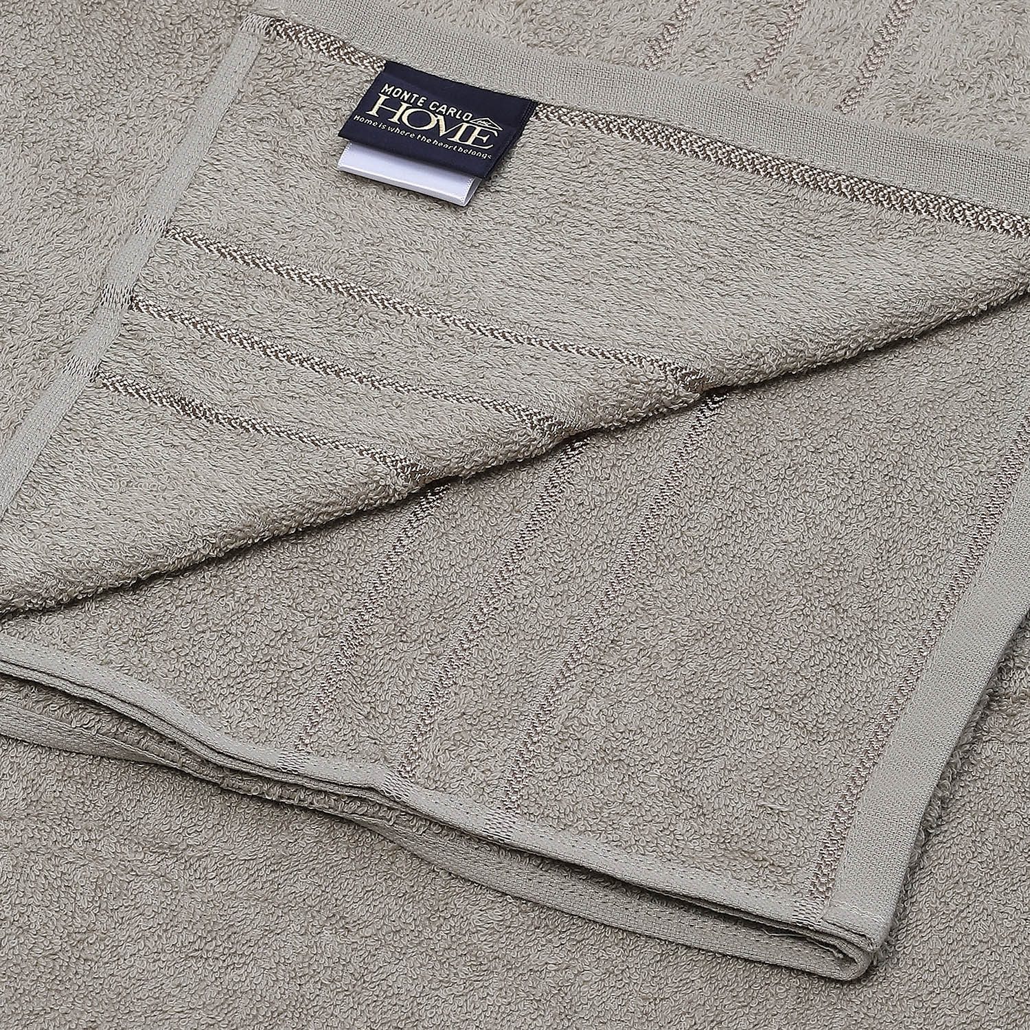 Grey Cotton 350 GSM Bath Towel - Image 4
