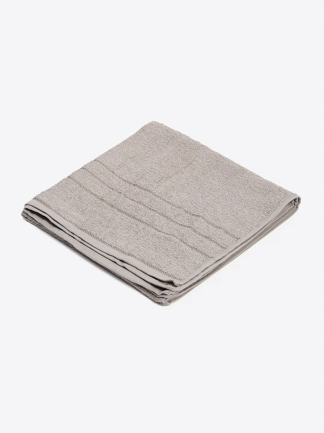 Grey Cotton Solid 350 GSM Bath Towel (Soho) - Image 2
