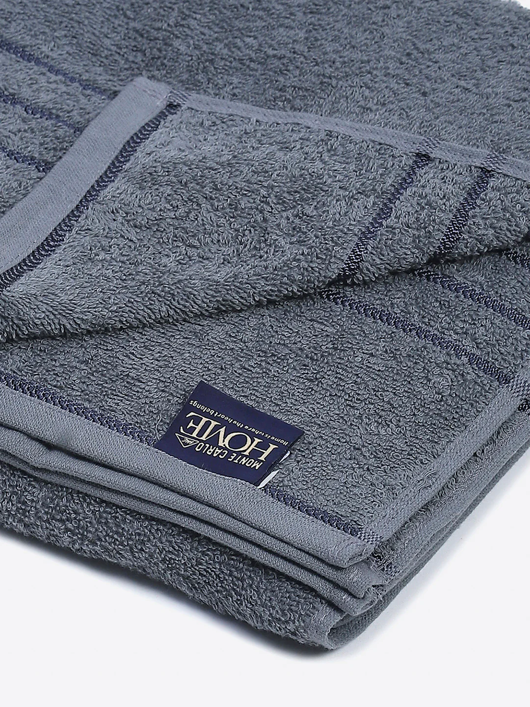 Grey Cotton Solid 350 GSM Car Towel (Soho) - Image 3
