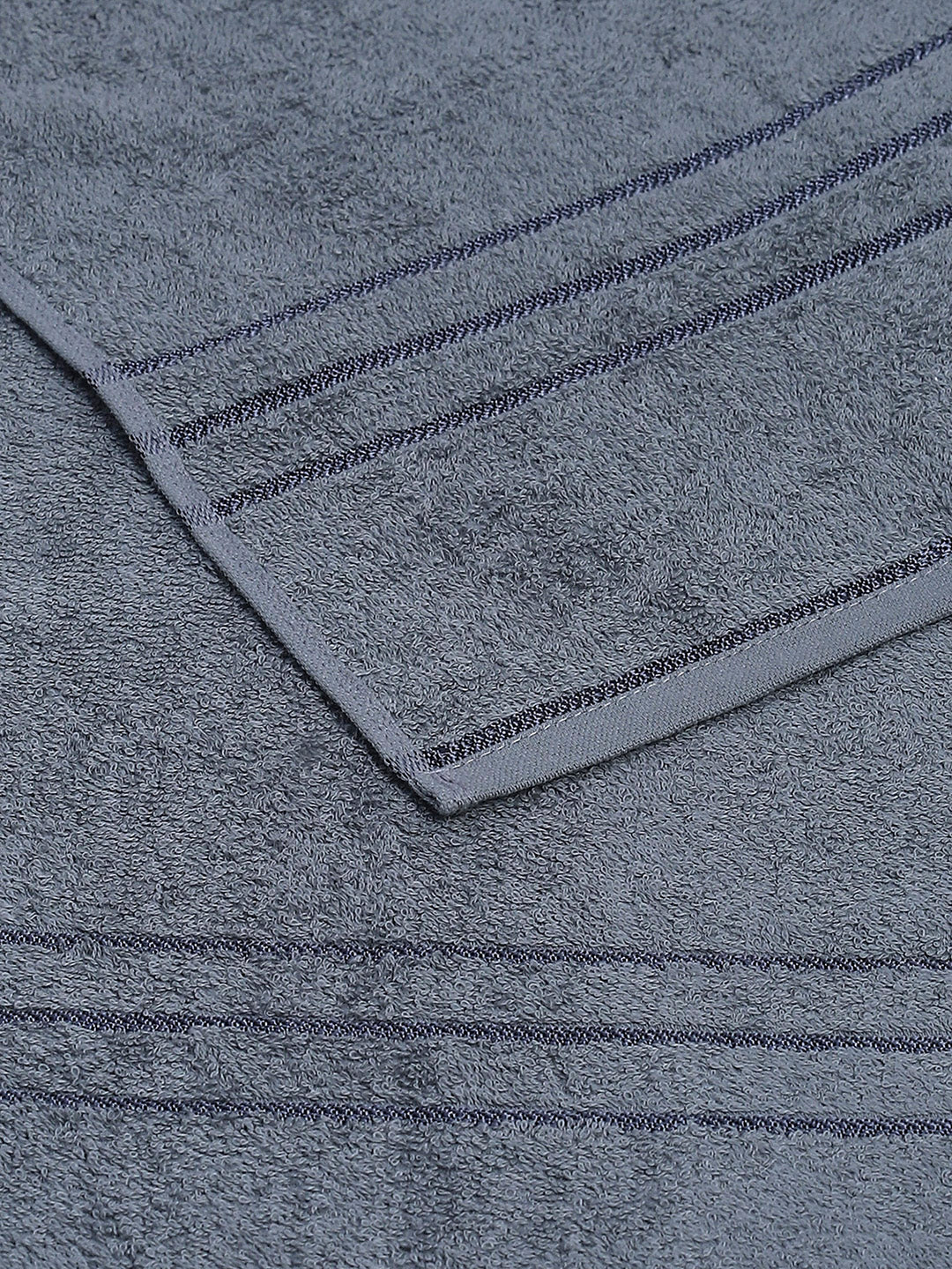 Grey Cotton Solid 350 GSM Car Towel (Soho) - Image 4