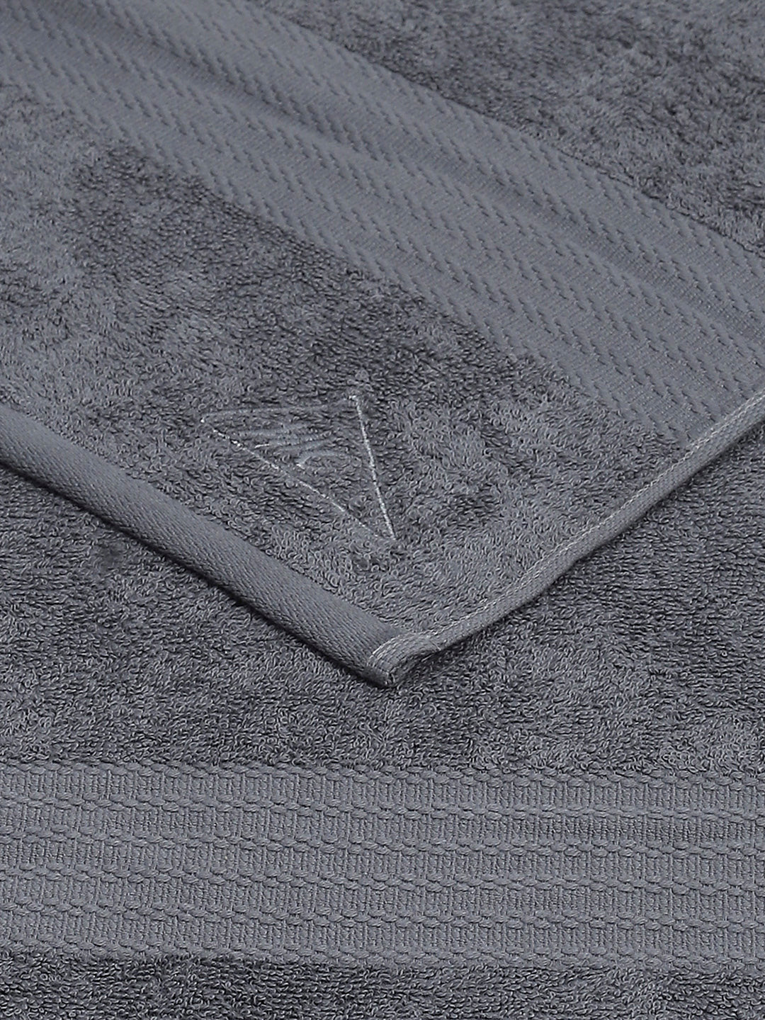 Grey Cotton Solid 400 GSM Car Towel (Jazz) - Image 4
