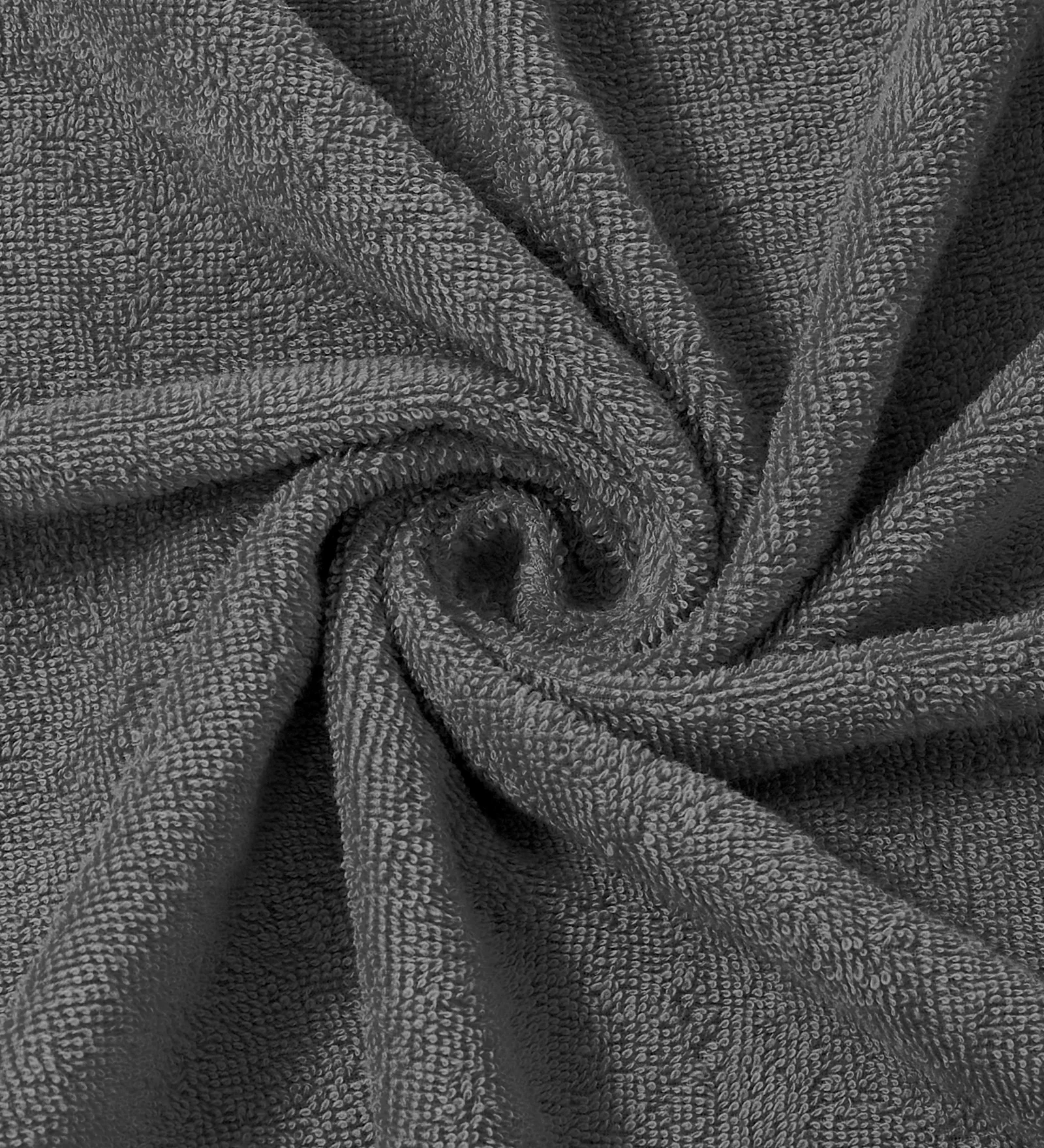Grey Pure Cotton Solid 380 GSM Bath Towel 1 Piece (Jazz Collection) - Image 7