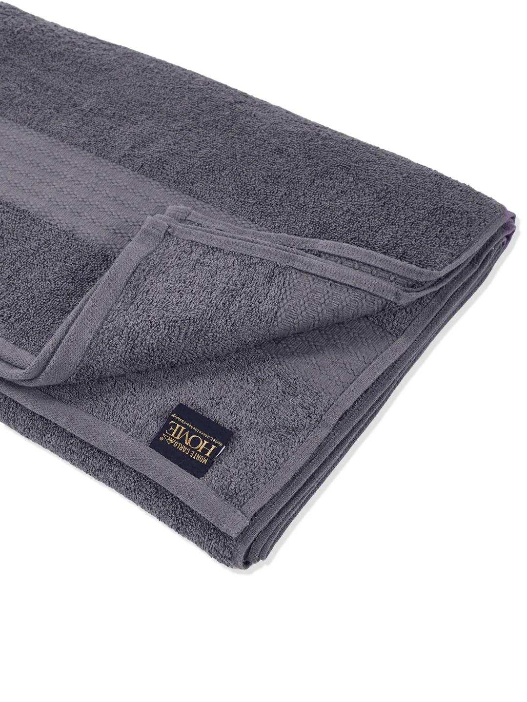 Grey Pure Cotton Solid 380 GSM Car Towel 1 Piece (Jazz Collection) - Image 4