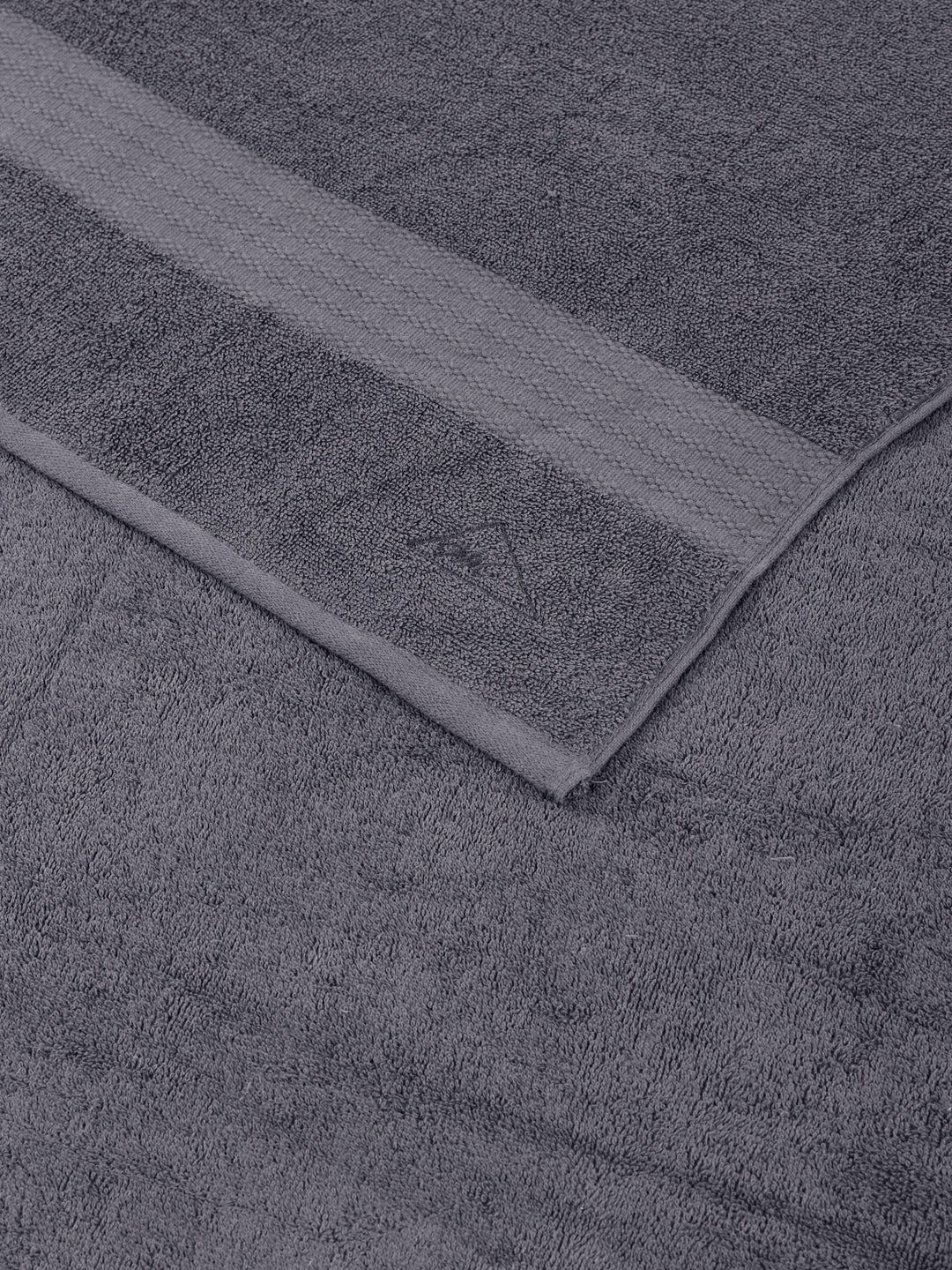 Grey Pure Cotton Solid 380 GSM Car Towel 1 Piece (Jazz Collection) - Image 5