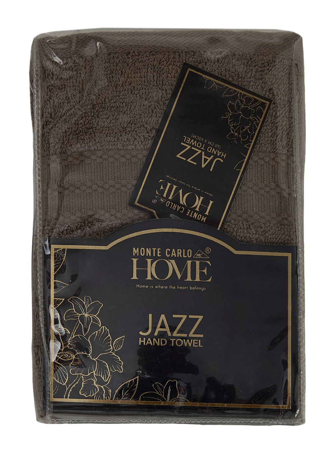 Grey Pure Cotton Solid 380 GSM Hand Towel 2 Pc Set (Jazz Collection) - Image 11