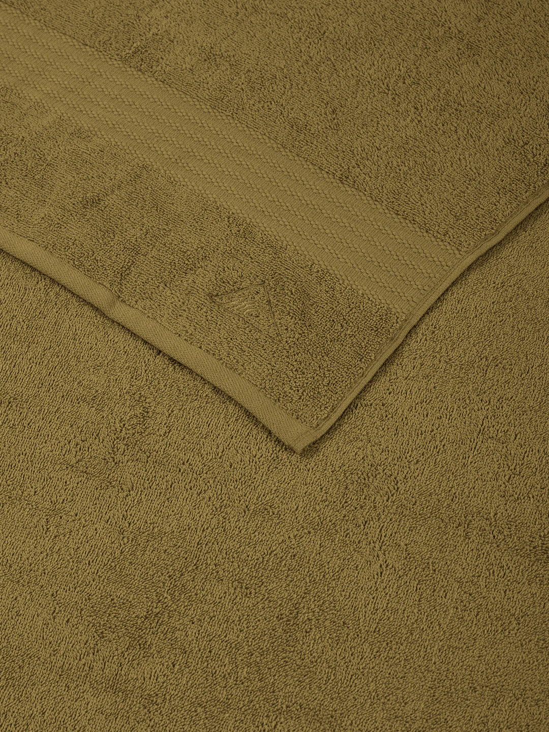 Khaki Pure Cotton Solid 380 GSM Car Towel 1 Piece (Jazz Collection) - Image 5