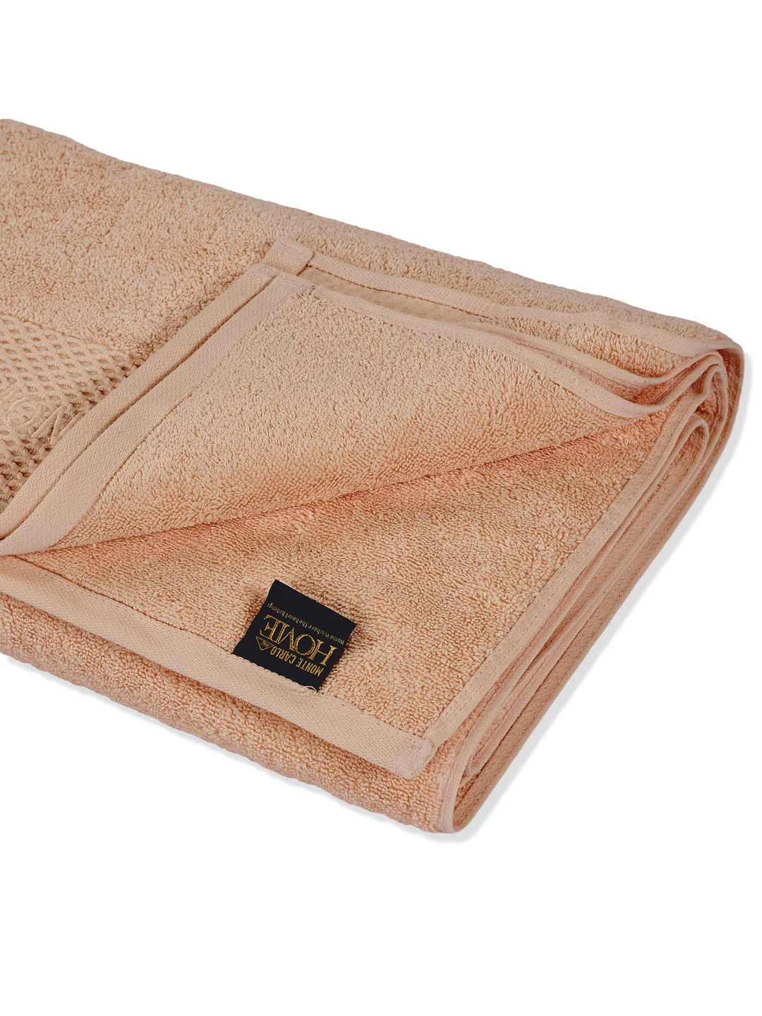 Luxury Beige 100% Cotton Solid 650 GSM Bath Towel Egyptian 1 Pc Box Pack - Image 5