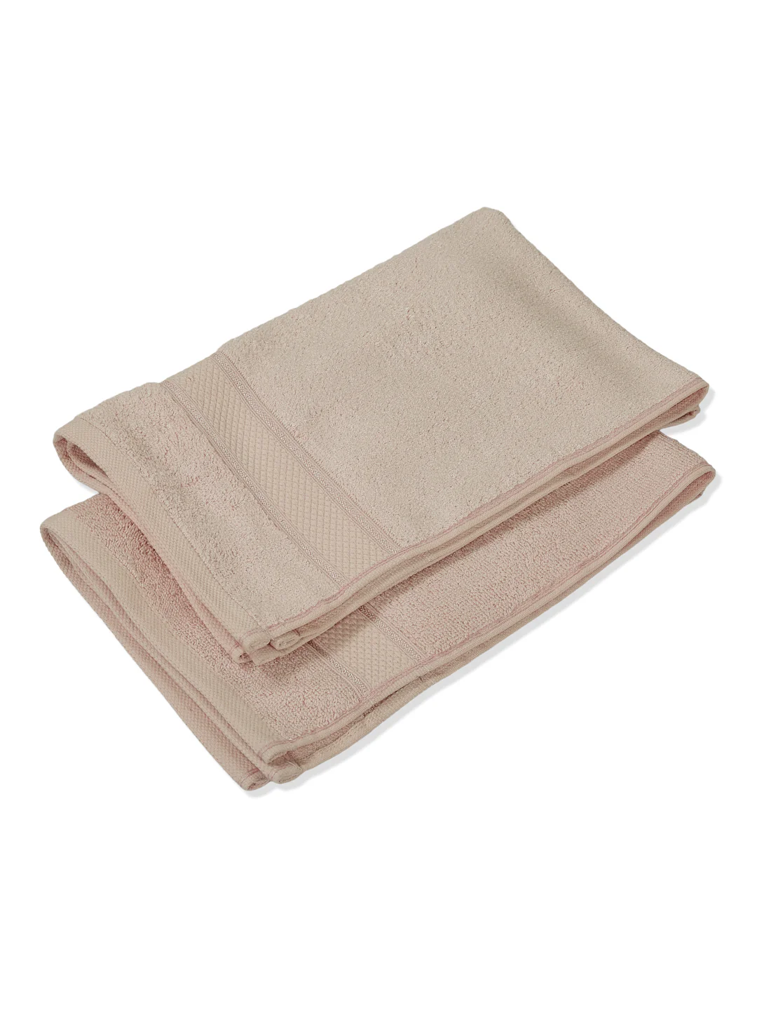 Luxury Beige Bamboo Cotton Solid 600 GSM Hand Towel Eco Bamboo 2 Pc Set Pvc Pack - Image 6