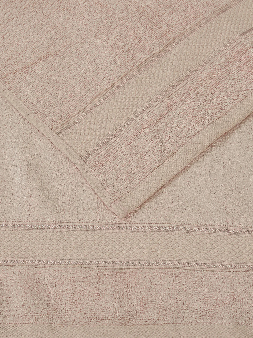 Luxury Beige Bamboo Cotton Solid 600 GSM Hand Towel Eco Bamboo 2 Pc Set Pvc Pack - Image 9