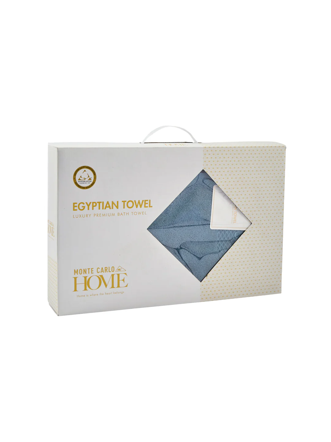Luxury Blue 100% Cotton Solid 650 GSM Bath Towel Egyptian 1 Pc Box Pack - Image 9