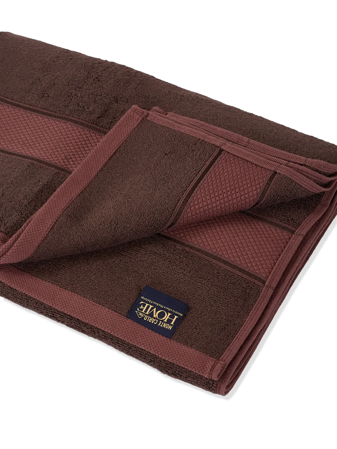 Luxury Brown Bamboo Cotton Solid 600 GSM Bath Towel Eco Bamboo 1 Pc Pvc Pack - Image 5