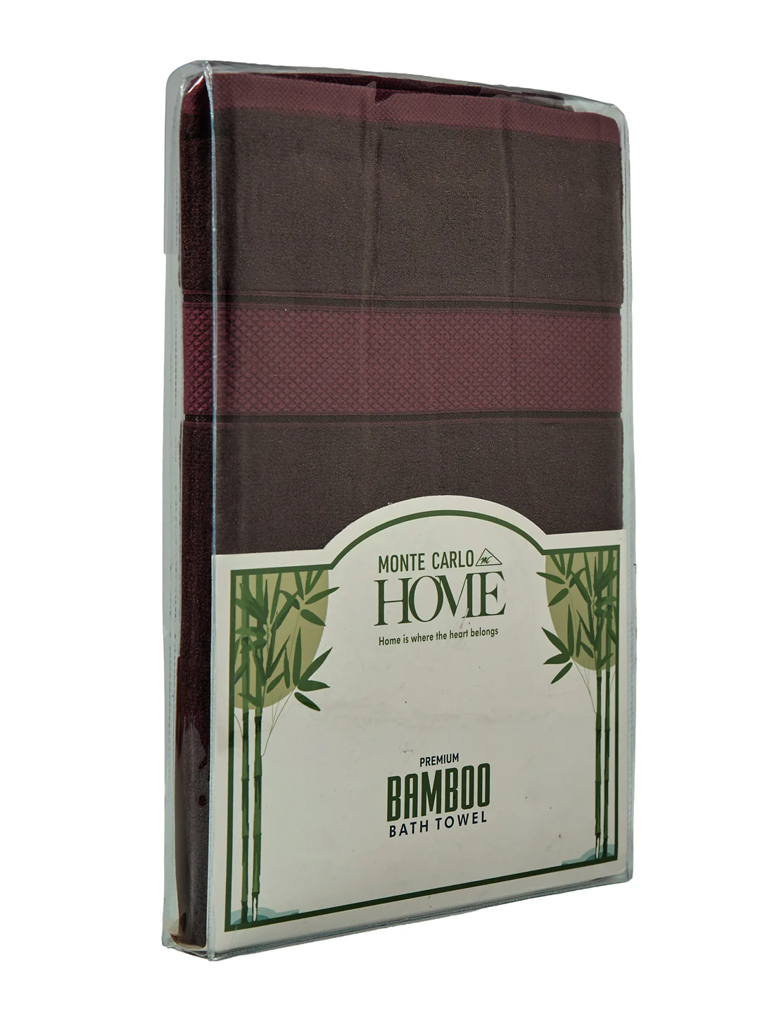Luxury Brown Bamboo Cotton Solid 600 GSM Bath Towel Eco Bamboo 1 Pc Pvc Pack - Image 9