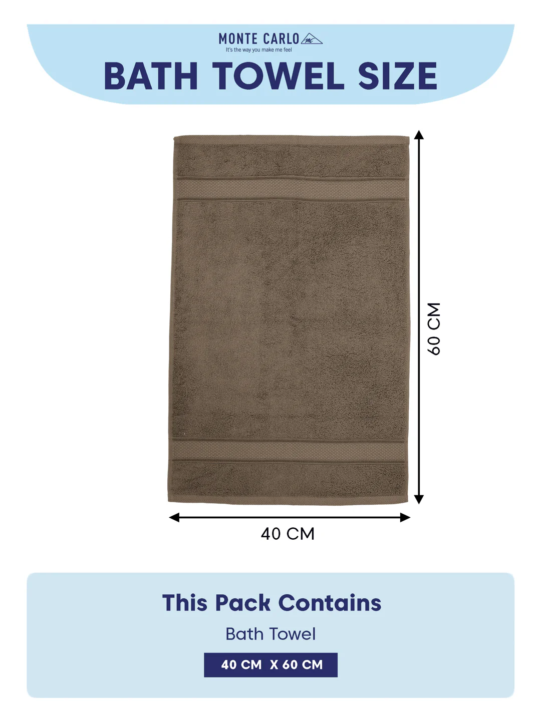Luxury Brown Bamboo Cotton Solid 600 GSM Hand Towel Eco Bamboo 2 Pc Set Pvc Pack - Image 10