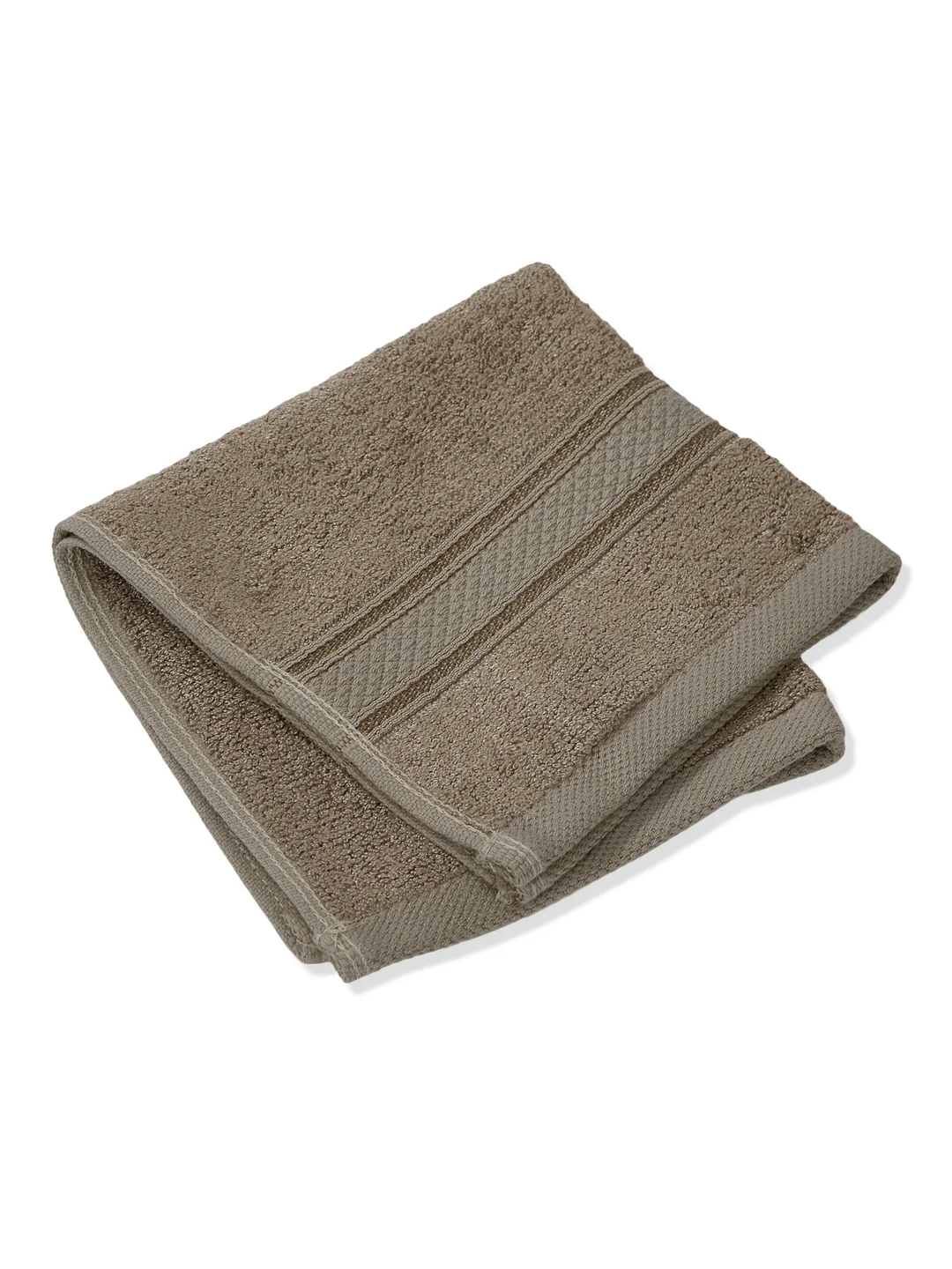 Luxury Brown Solid 600 GSM Face Towel 4 Pc Set (Eco Bamboo Collection) - Image 3