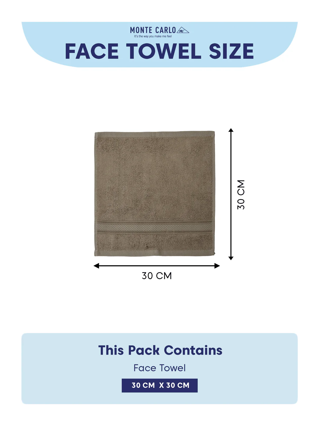 Luxury Brown Solid 600 GSM Face Towel 4 Pc Set (Eco Bamboo Collection) - Image 7