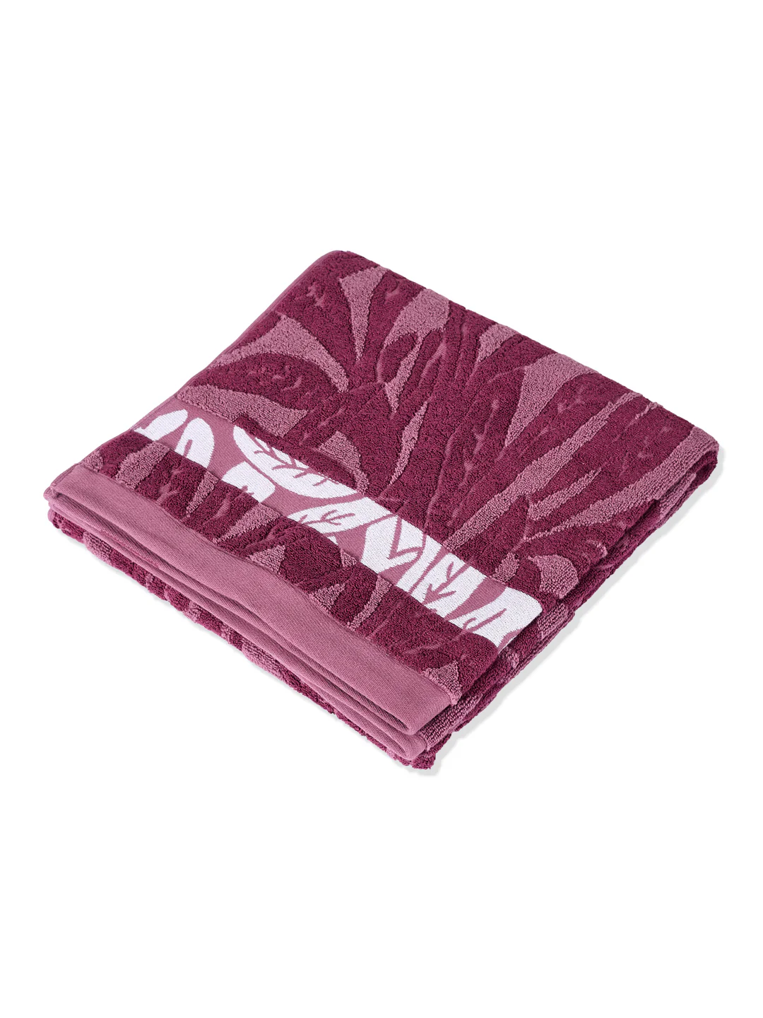 Luxury Burgundy Bamboo Cotton Self Design 630 GSM Bath Towel Eco Bamboo Bliss 1 Pc Box Pack - Image 4