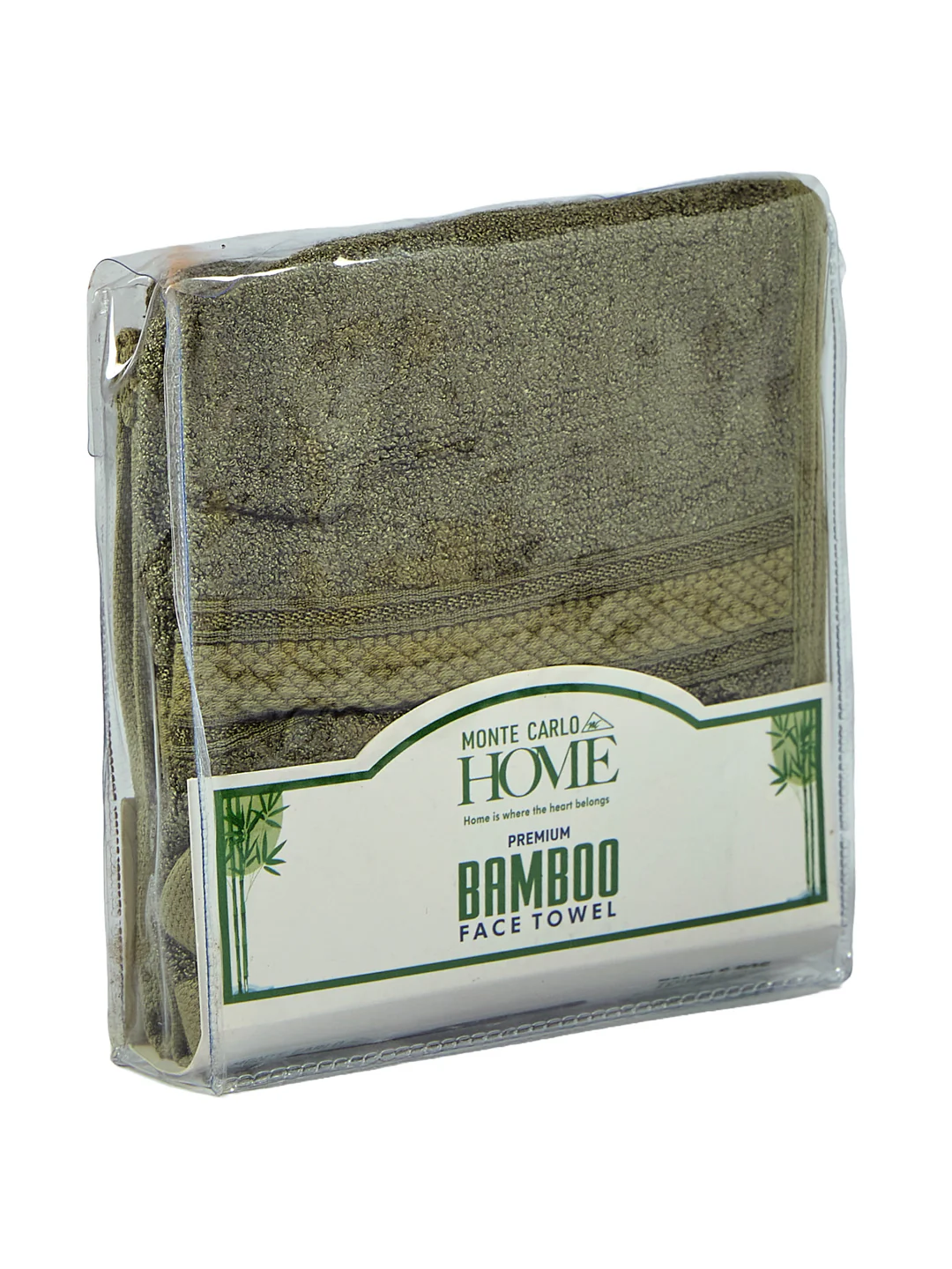 Luxury Burnt Olive Solid 600 GSM Face Towel 4 Pc Set (Eco Bamboo Collection) - Image 8