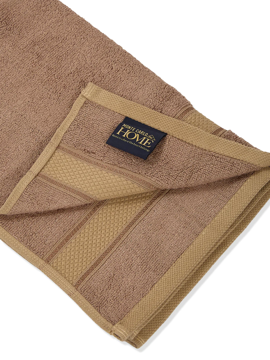 Luxury Camel Brown Bamboo Cotton Solid 600 GSM Hand Towel Eco Bamboo 2 Pc Set Pvc Pack - Image 8
