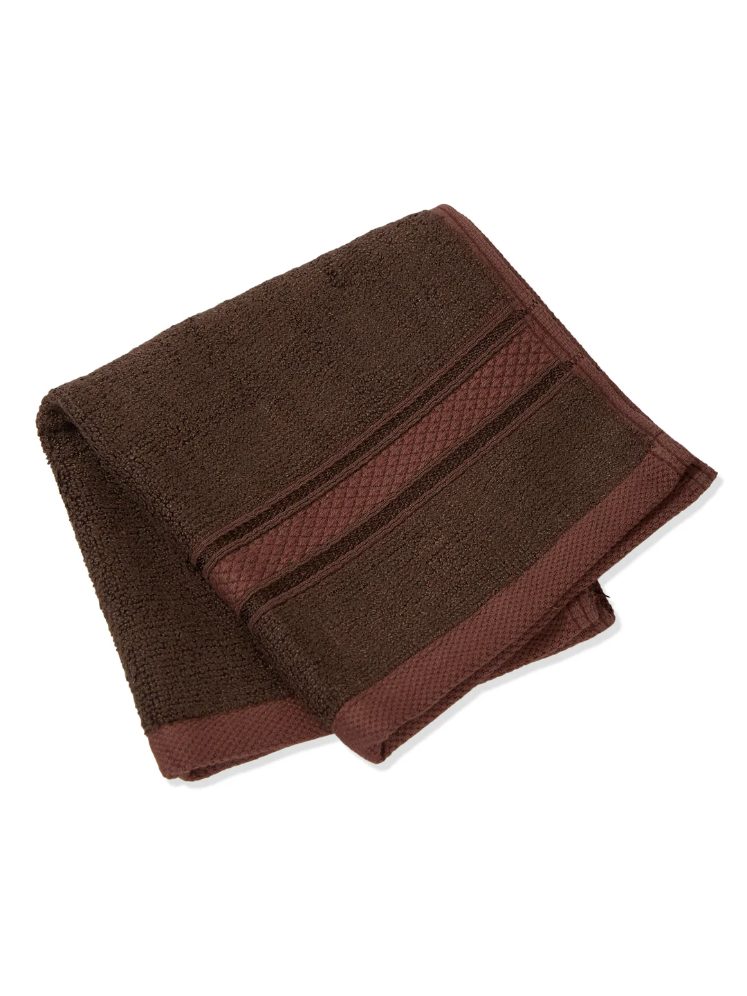 Luxury Camel Brown Solid 600 GSM Face Towel 4 Pc Set (Eco Bamboo Collection) - Image 3