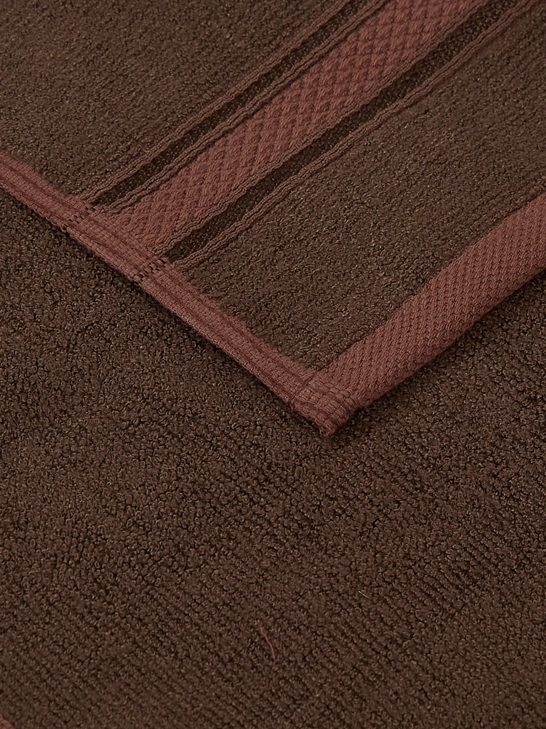 Luxury Camel Brown Solid 600 GSM Face Towel 4 Pc Set (Eco Bamboo Collection) - Image 6