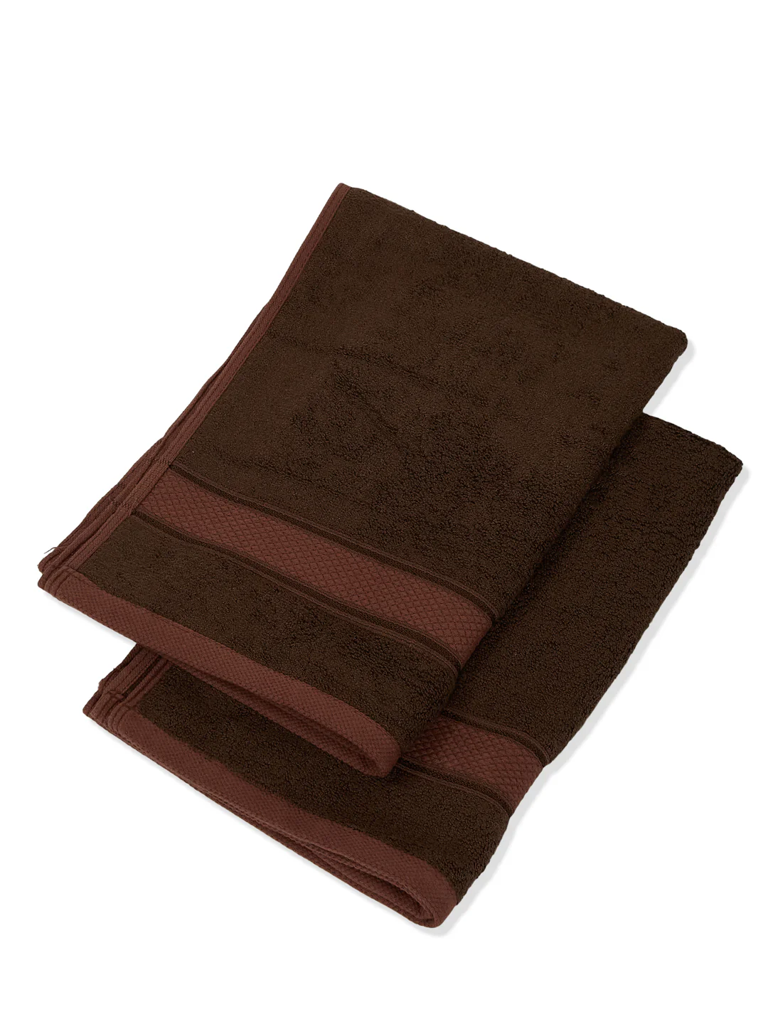 Luxury Dark Brown Bamboo Cotton Solid 600 GSM Hand Towel Eco Bamboo 2 Pc Set Pvc Pack - Image 6